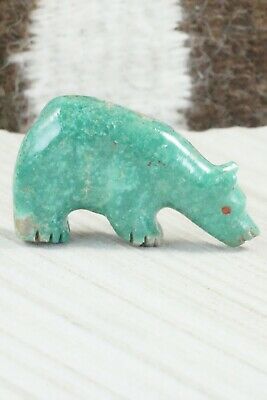 Bear Zuni Fetish Carving - Andres Quandelacy