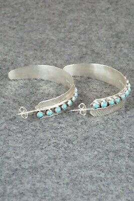 Turquoise & Sterling Silver Earrings - Aaron Davis