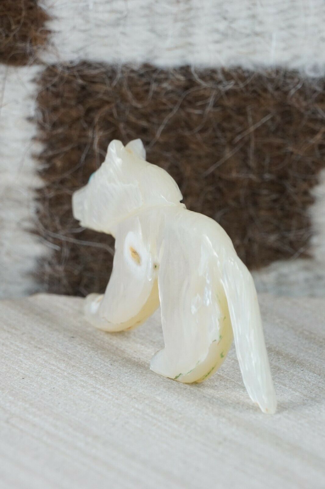 Wolf Zuni Fetish Carving - Jonas Hastito