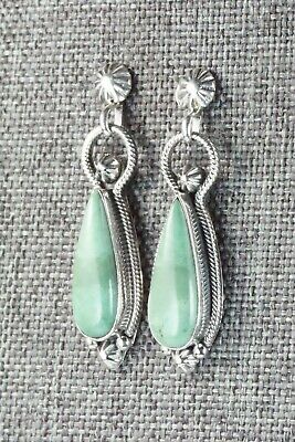Turquoise & Sterling Silver Earrings - Verley Betone