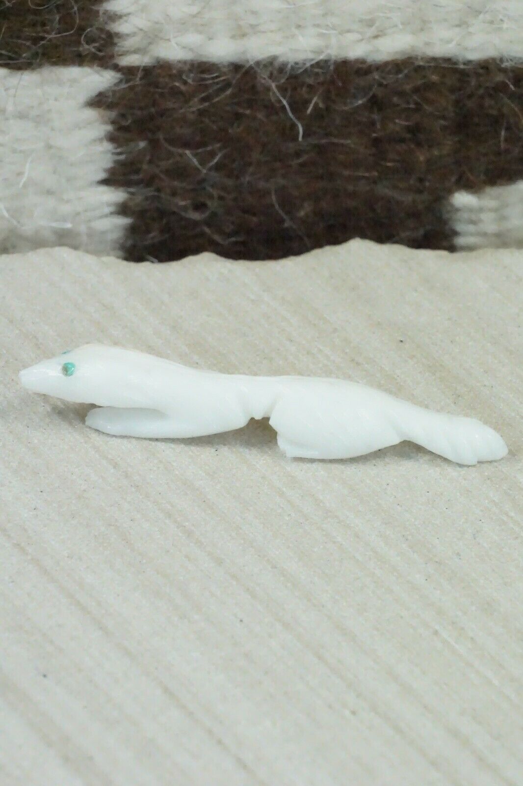 Badger Zuni Fetish Carving - Jonas Hustito