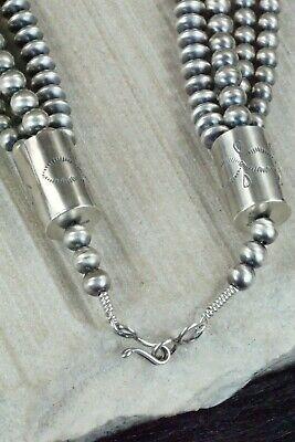 4 Strand Sterling Silver Pearl Necklace - Jan Mariano - High Lonesome Trading