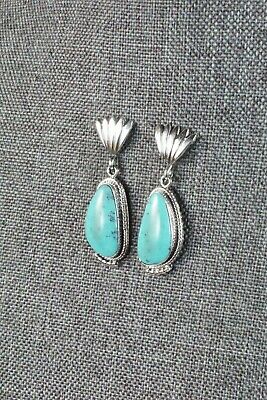 Turquoise and Sterling Silver Earrings - Sharon McCarthy