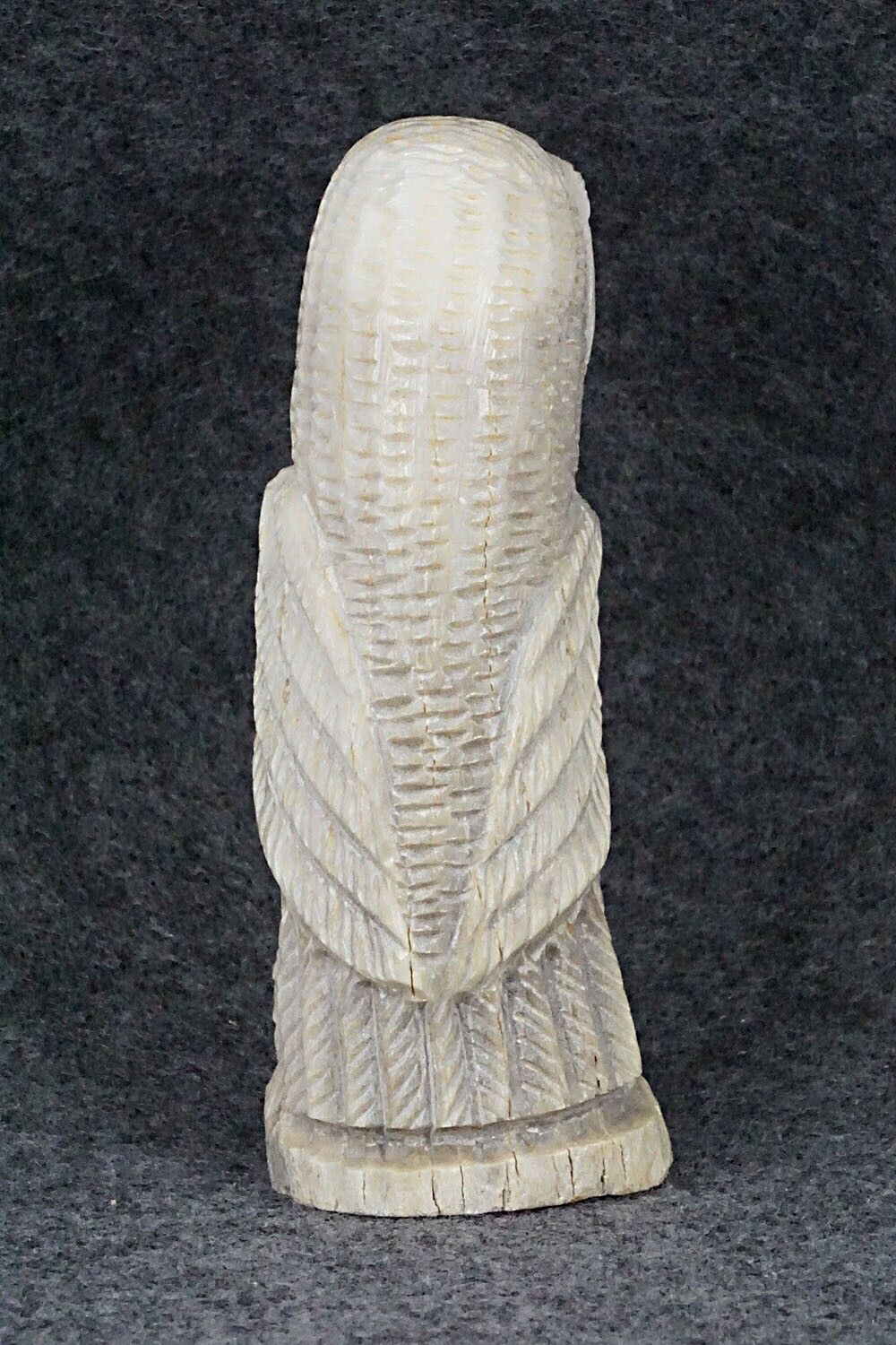 Owl Zuni Fetish Carving - Garrick Weeka