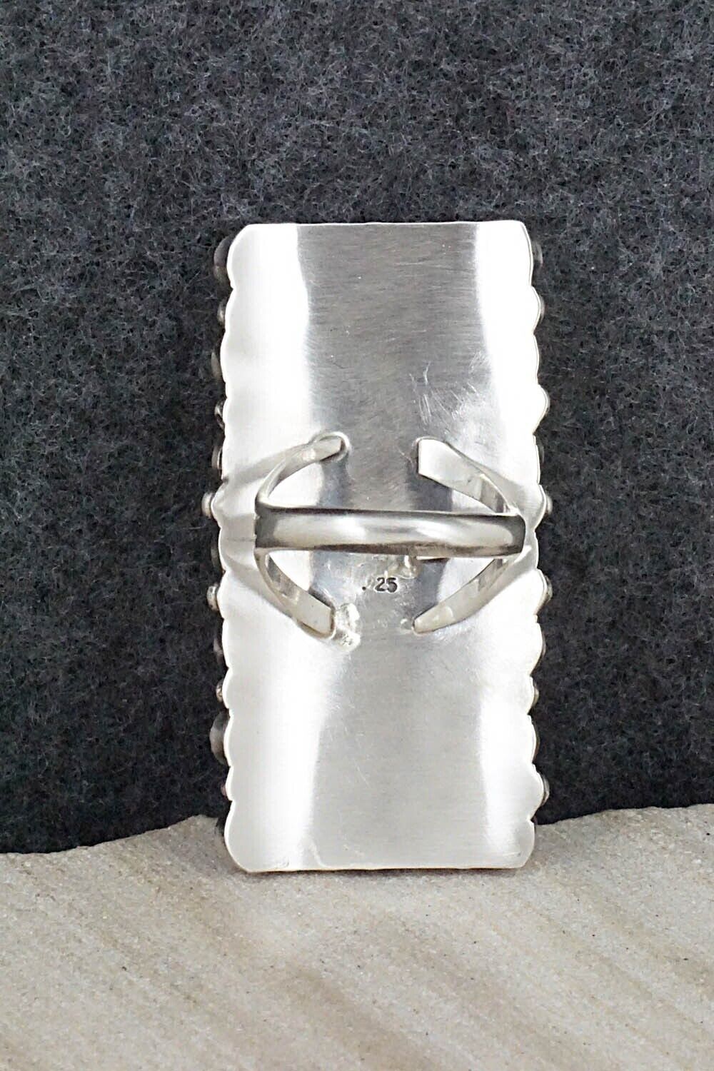 Turquoise & Sterling Silver Ring - Roberta Begay - Size 7