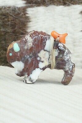 Buffalo Zuni Fetish Carving - Kevin Quam