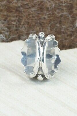 Turquoise & Sterling Silver Ring - Andrew Vandever - Size 7.75