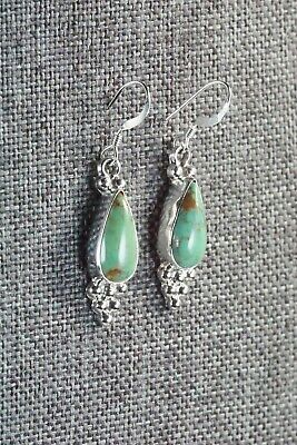 Navajo Turquoise & Sterling Silver Earrings - Sharon McCarthy
