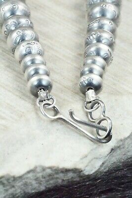 Sterling Silver Navajo Pearl Necklace & Earrings - Preston Haley