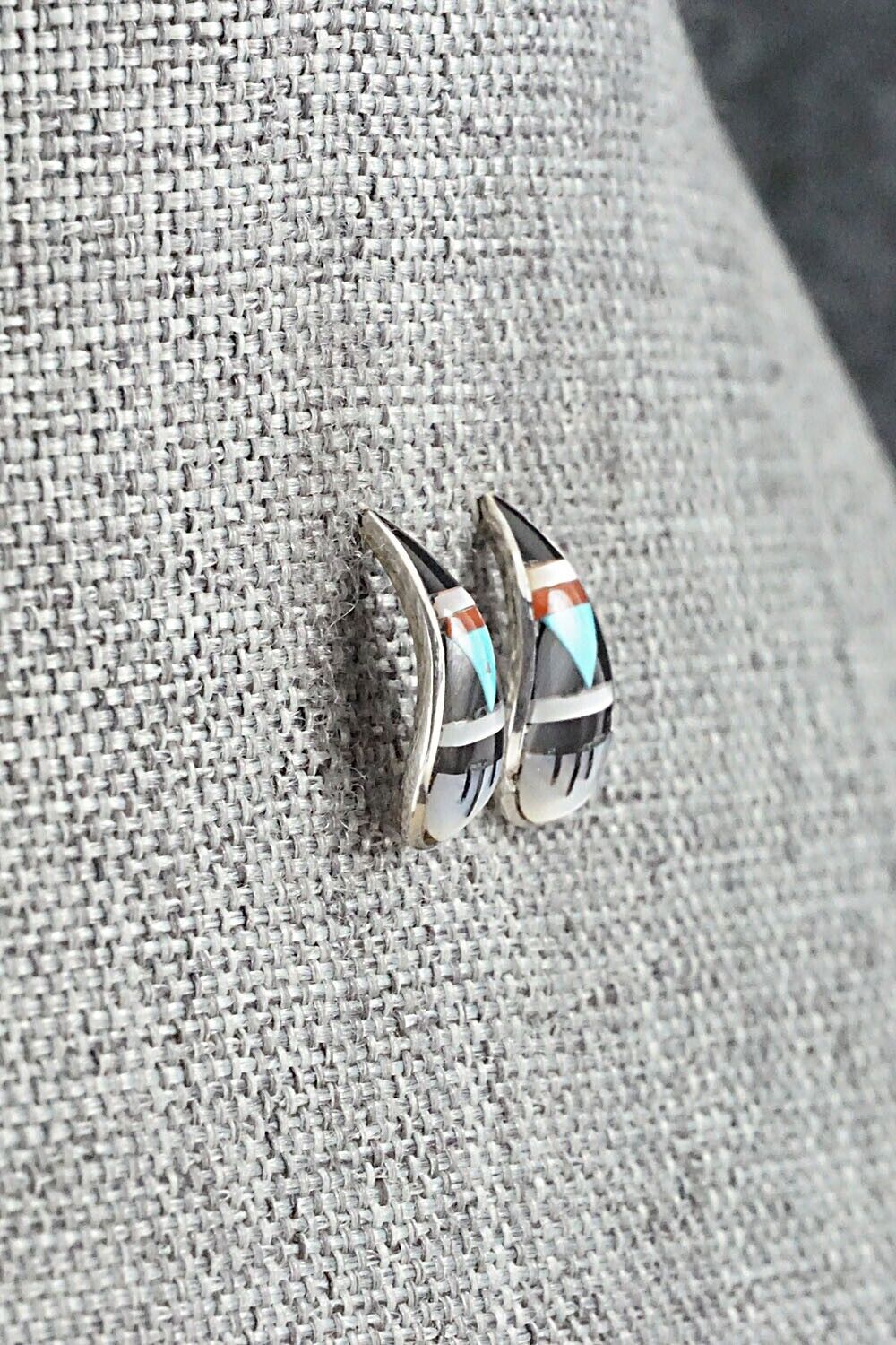 Multi Stone & Sterling Silver Earrings - Bernadette Boone