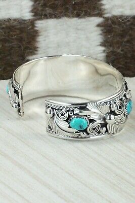 Turquoise & Sterling Silver Bracelet - Henry Attakai