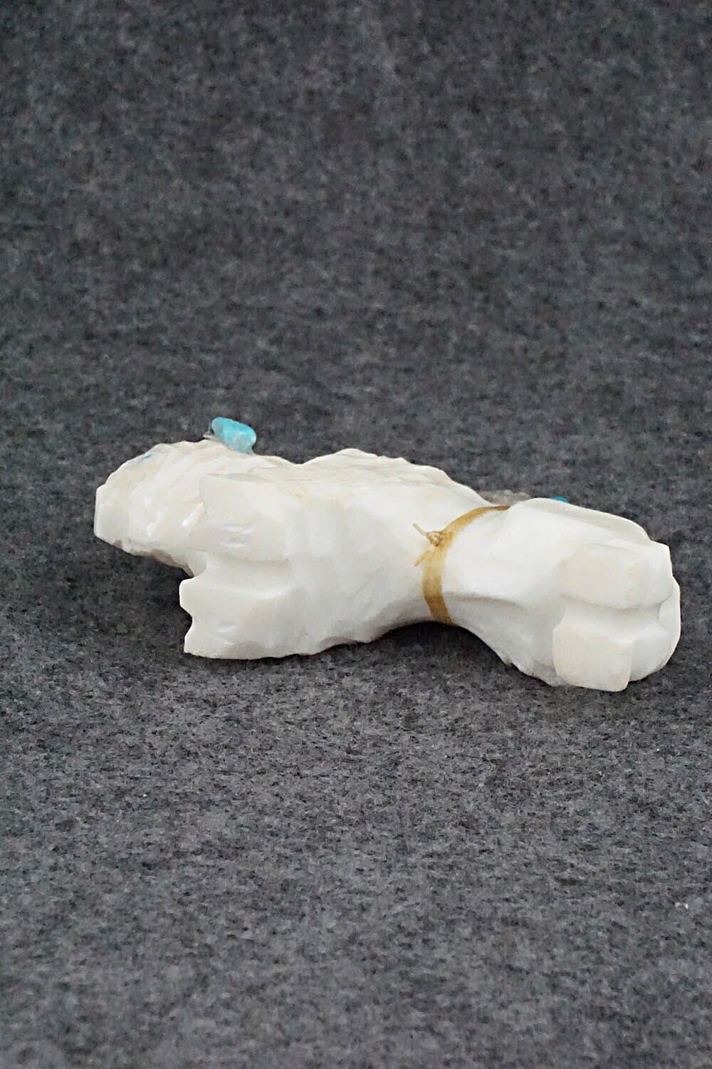 Buffalo & Bird Zuni Fetish Carving - Kevin Quam