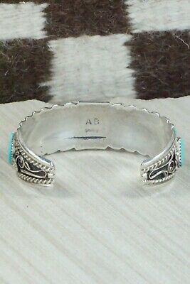 Turquoise & Sterling Silver Bracelet - Anthony Brown