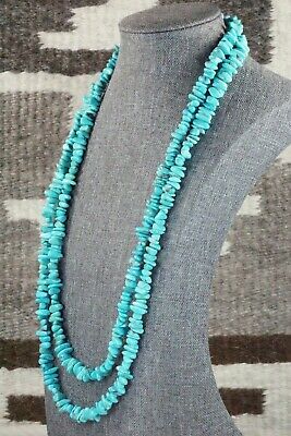 Turquoise & Sterling Silver Necklace - Navajo