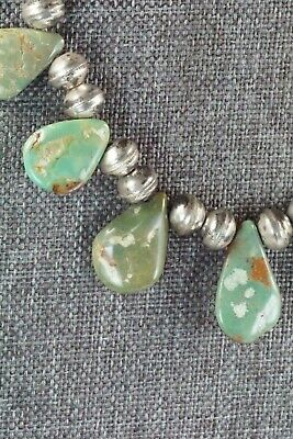 Turquoise & Sterling Silver Necklace - Navajo