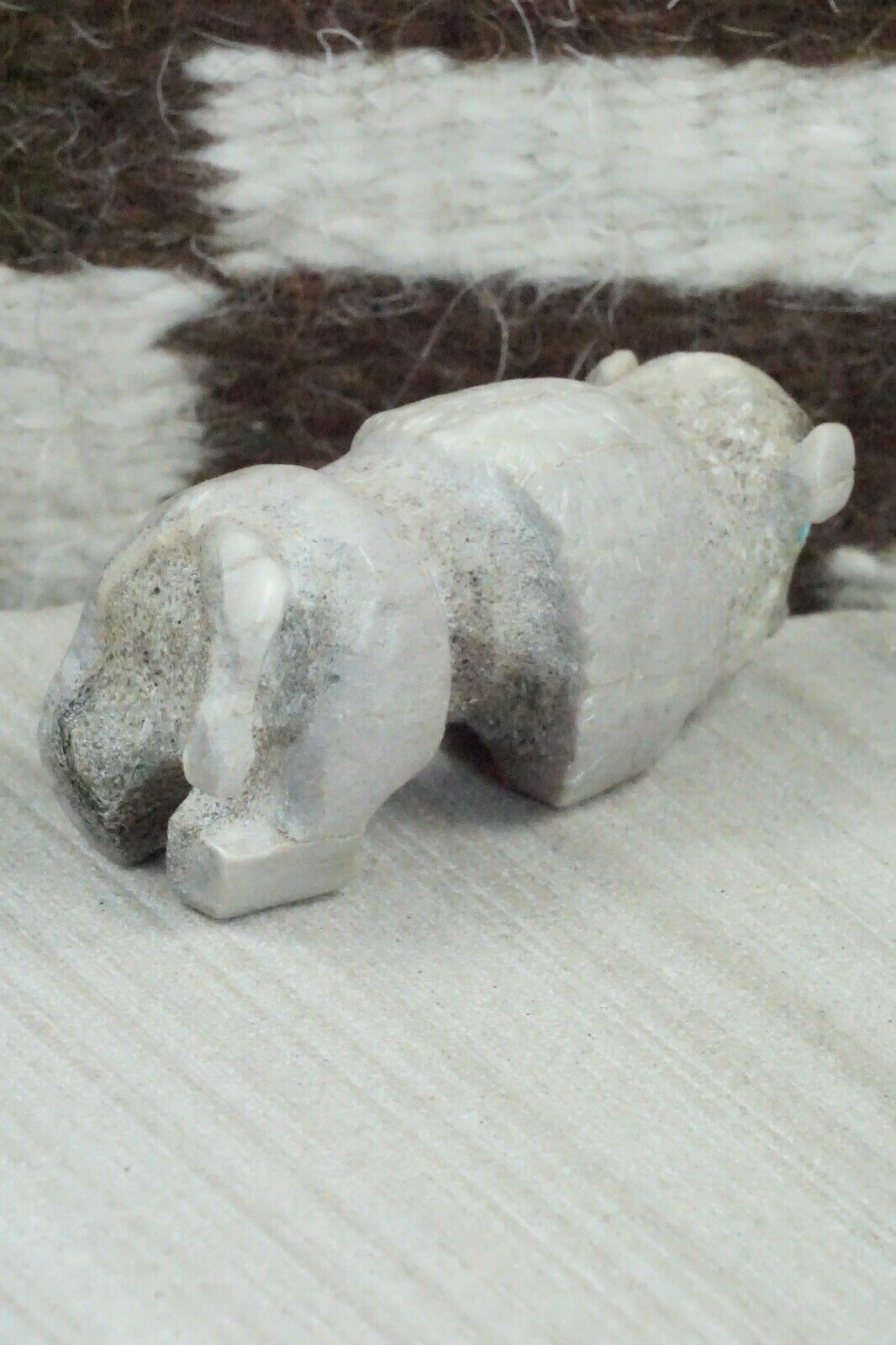 Buffalo Zuni Fetish Carving - Allison White
