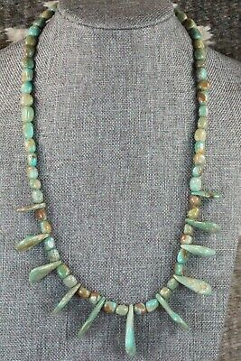 Turquoise & Sterling Silver Necklace - Navajo