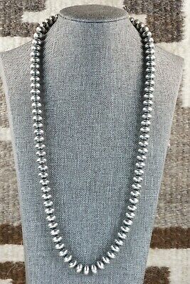 Navajo Sterling Silver Pearl Necklace - Jan Mariano