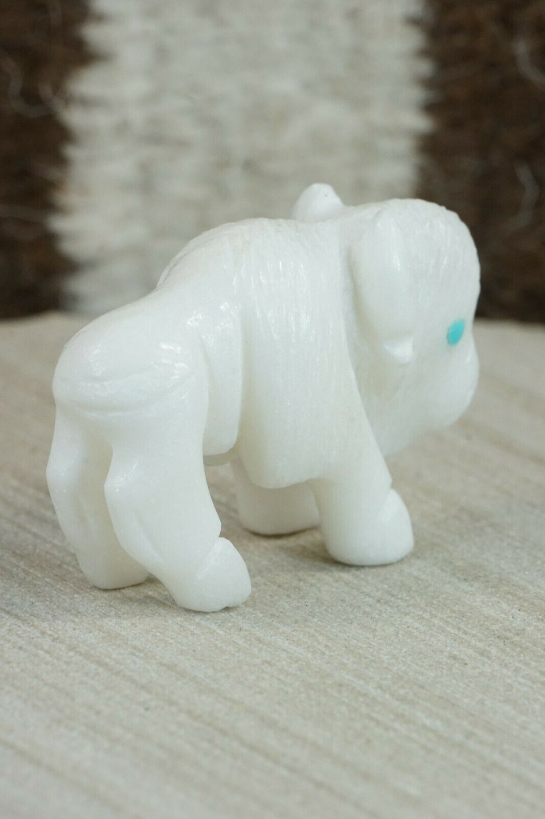 Buffalo Zuni Fetish Carving - Jonas Hastito