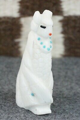 Corn Maiden Zuni Fetish Carving - Derrick Kaamasee