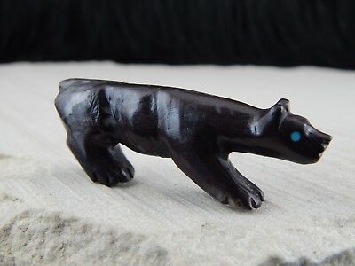 Bear Zuni Fetish Carving - Andres Quandelacy - High Lonesome Trading