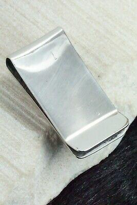 Turquoise & Sterling Silver Money Clip - Shirley Skeets - High Lonesome Trading