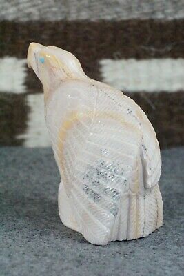 Eagle Zuni Fetish Carving - Derrick Kaamasee