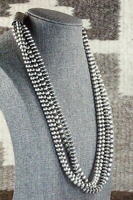 4 Strand Sterling Silver Pearl Necklace - Jan Mariano - High Lonesome Trading