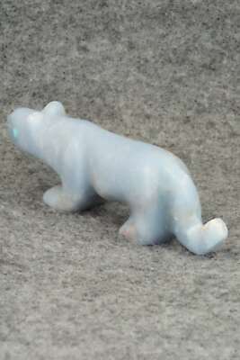 Mountain Lion Zuni Fetish Carving - Ronnie Lunasee