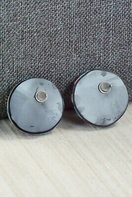 Multi Stone Inlay & Sterling Silver Earrings - Chaslyn Crespin