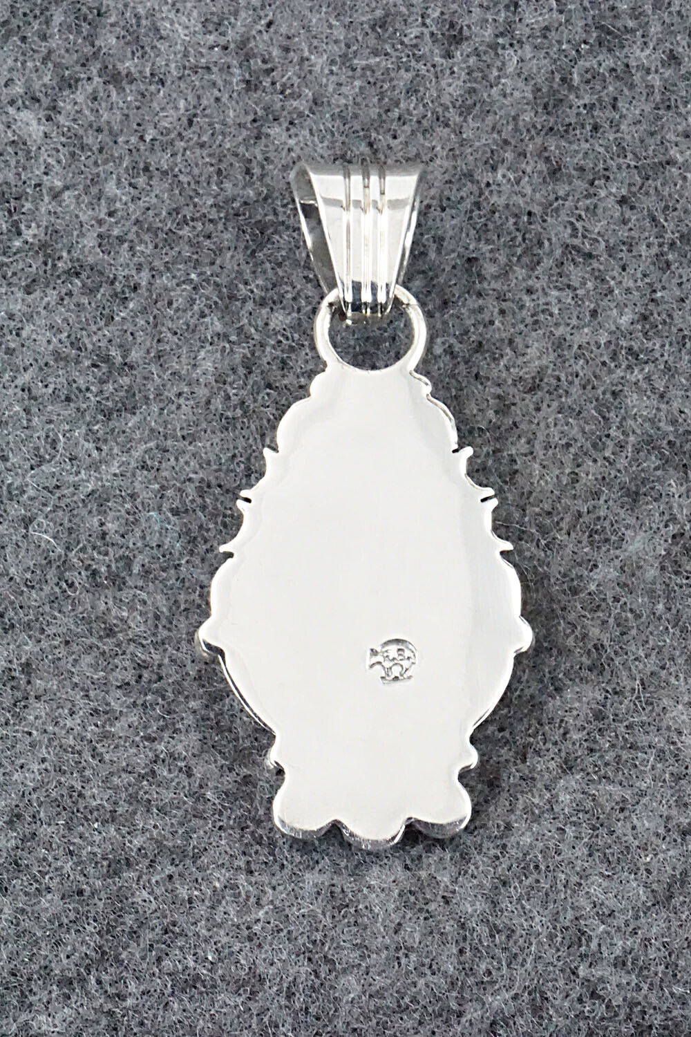 Turquoise and Sterling Silver Pendant - Bobby Platero