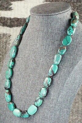 Turquoise & Sterling Silver Necklace - Navajo