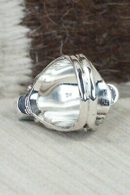 Turquoise & Sterling Silver Ring - Darrell Morgan - Size 8.5