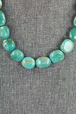 Turquoise & Sterling Silver Necklace - Navajo
