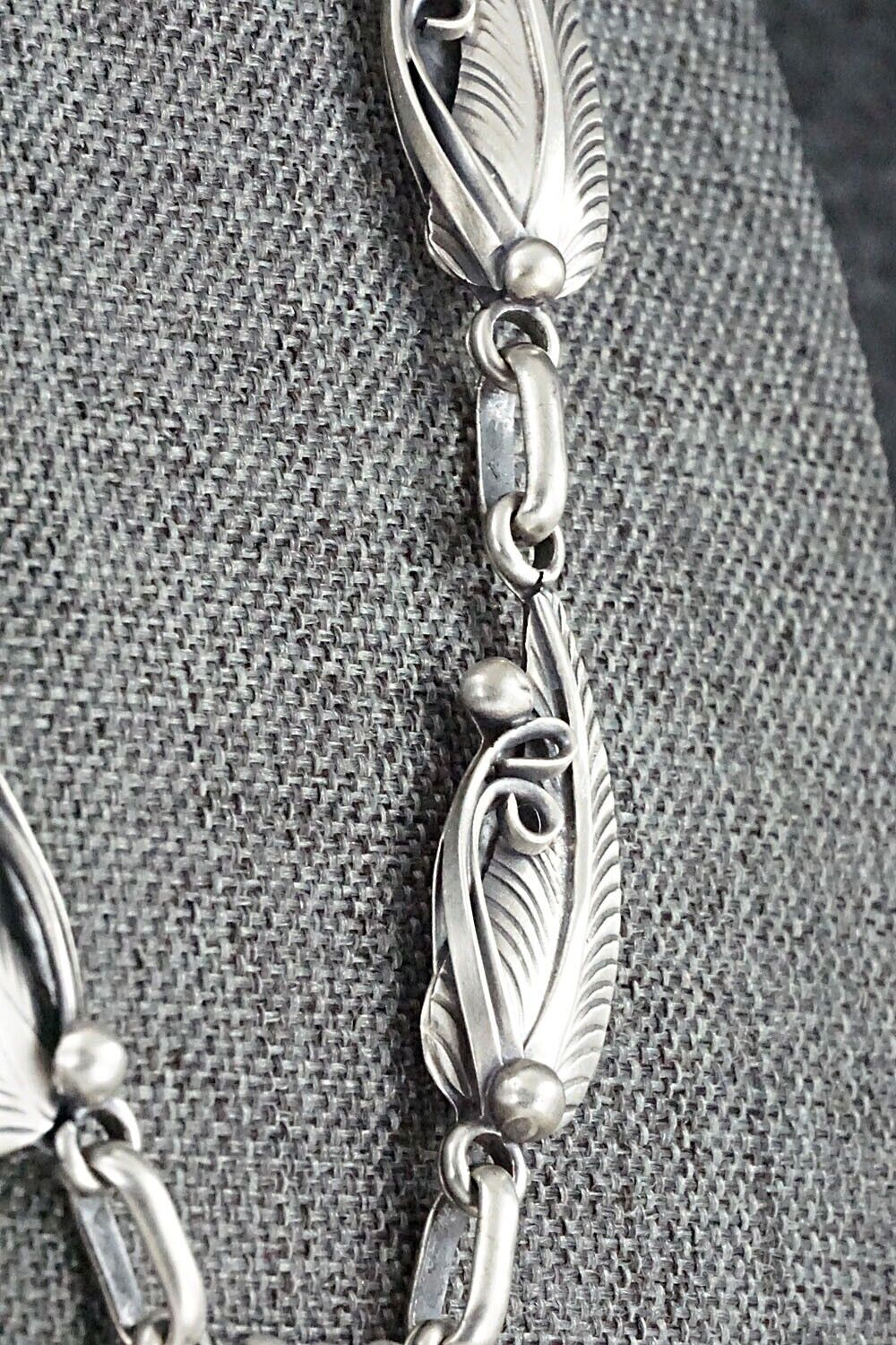 Turquoise & Sterling Silver Necklace - Davey Morgan