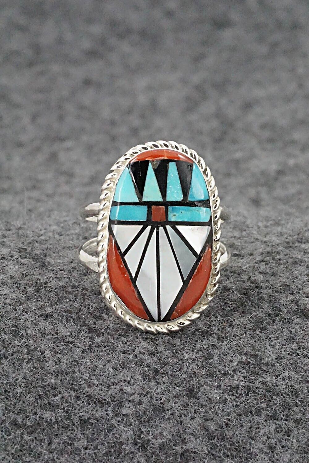 Multi Stone & Sterling Silver Ring - Ola Eriacho - Size 7