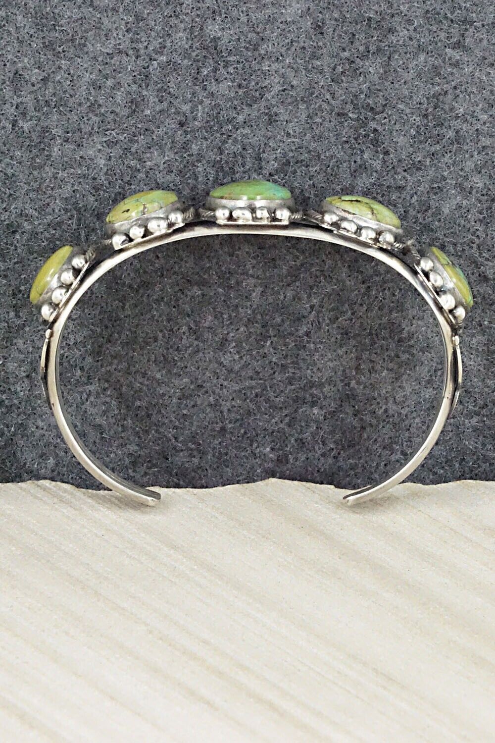 Turquoise & Sterling Silver Bracelet - Thomas Yazzie