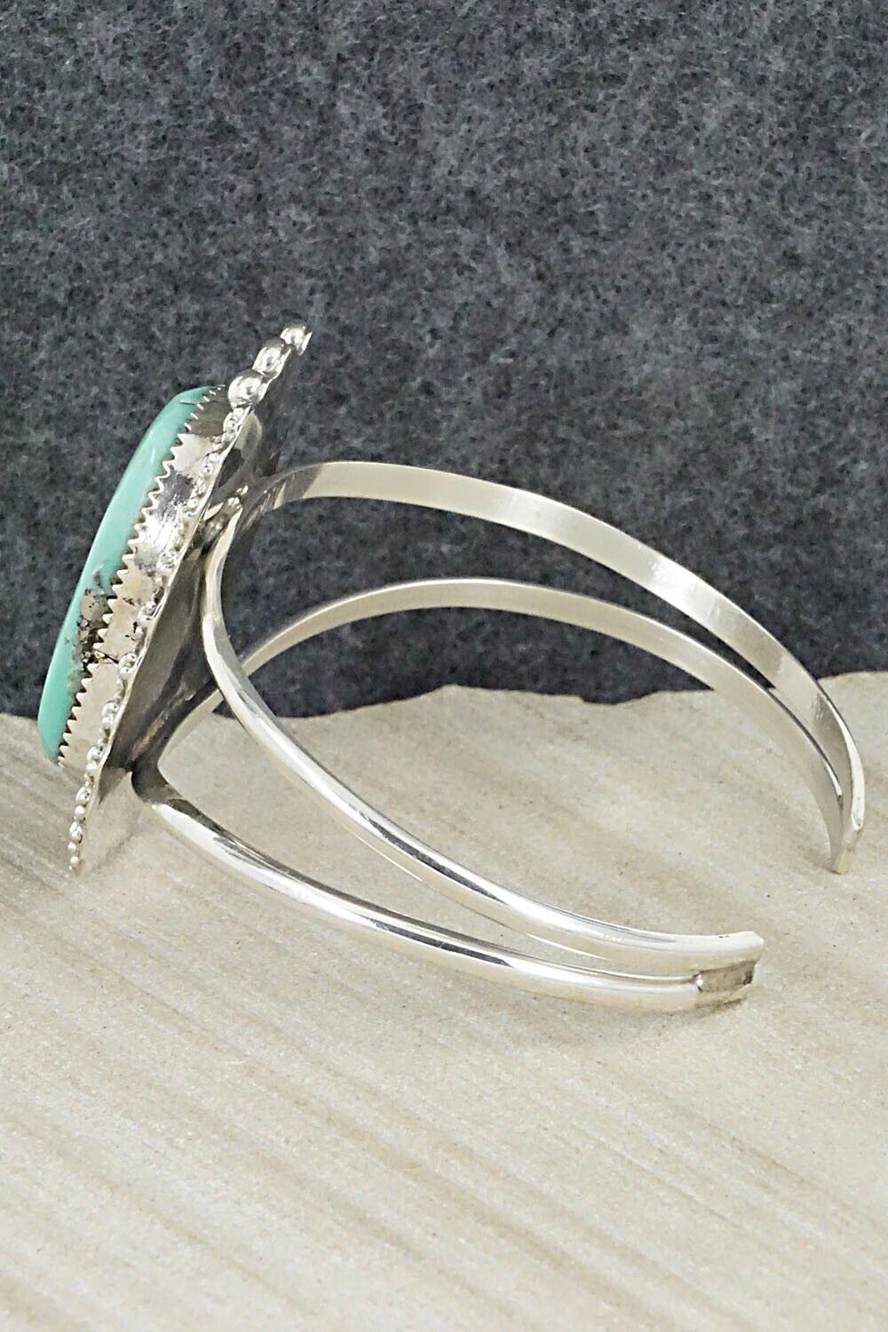Turquoise & Sterling Silver Bracelet - Donavan Nez