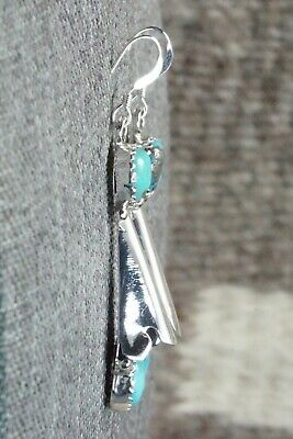 Turquoise & Sterling Silver Earrings - Roger Pino