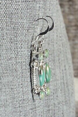 Turquoise & Sterling Silver Earrings - Harris Largo