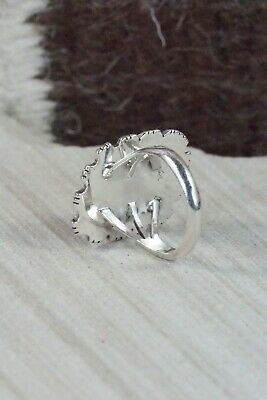 Spiny Oyster and Sterling Silver Ring - Andrew Vandever - Size 6.5