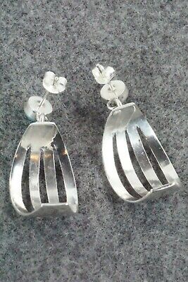 Turquoise & Sterling Silver Earrings - James Bahe