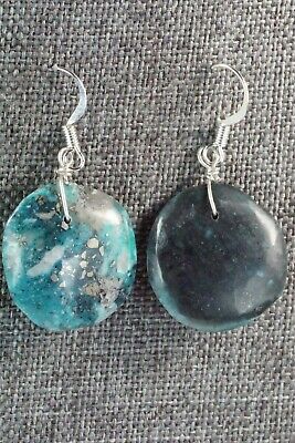 Turquoise & Sterling Silver Earrings - Joann Garcia