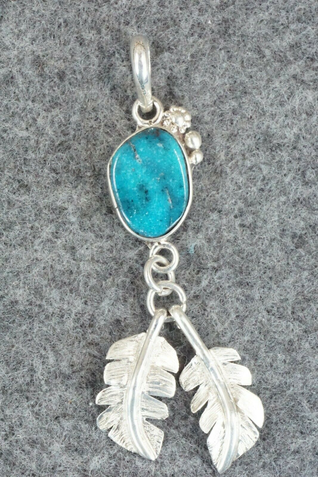 Turquoise & Sterling Silver Pendant - Tammy Deysee