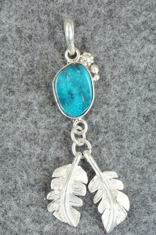 Turquoise & Sterling Silver Pendant - Tammy Deysee