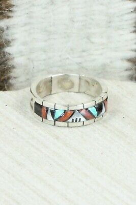 Multi Stone & Sterling Silver Ring - Phyllis Lucio - Size 8.25