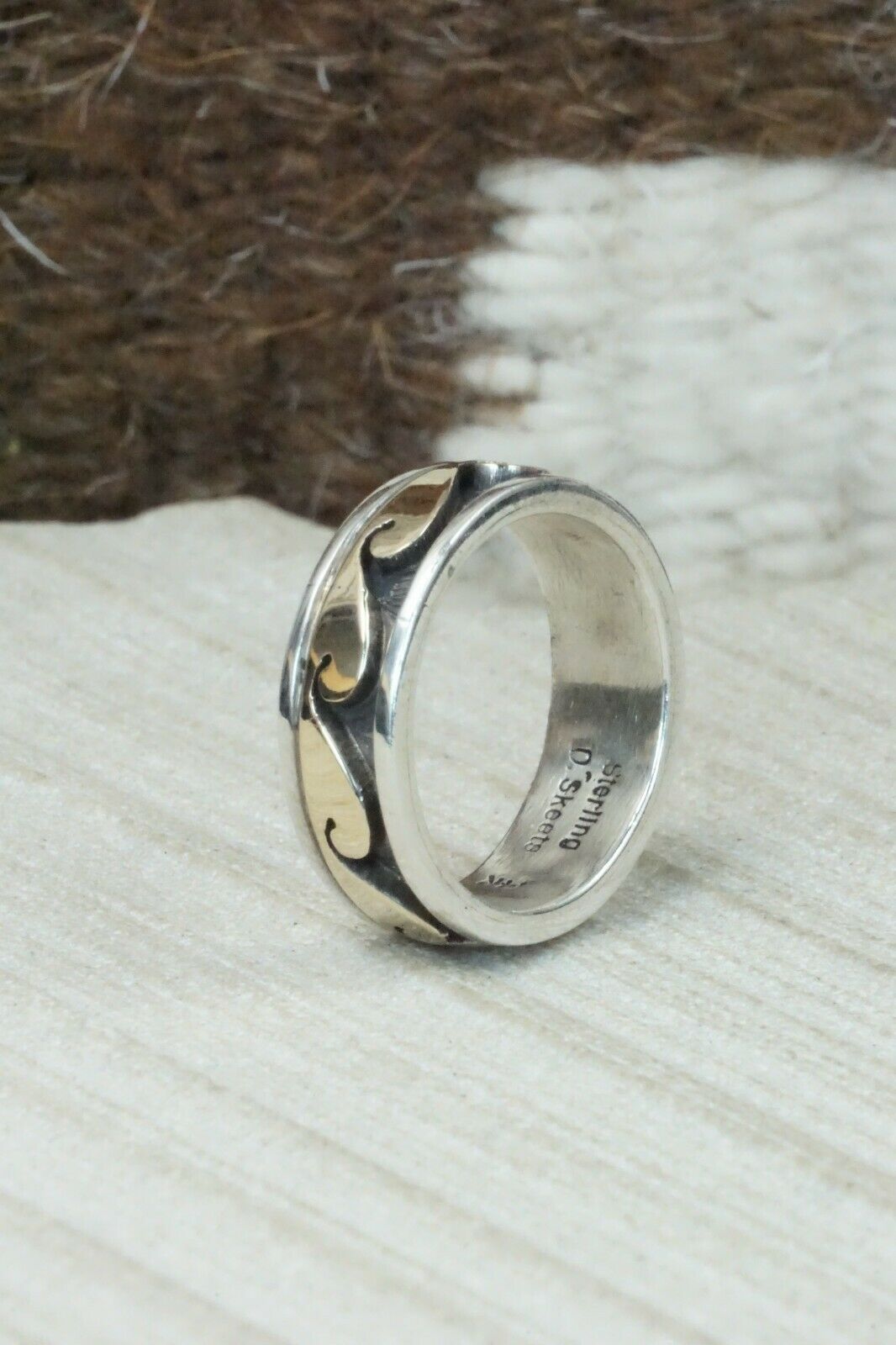 Sterling Silver Ring - David Skeets - Size 5.25