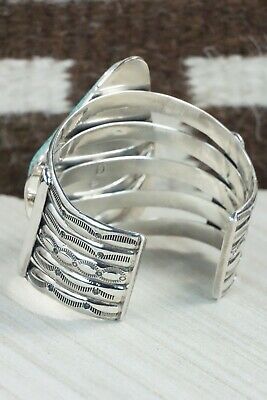 Turquoise & Sterling Silver Bracelet - Raymond Delgarito