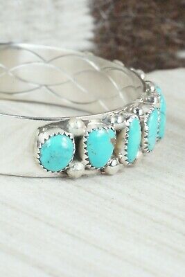 Turquoise & Sterling Silver Bracelet - Darlene Begay