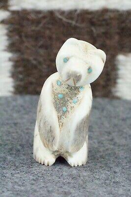 Bear Zuni Fetish Carving - Brandon Phillips - High Lonesome Trading